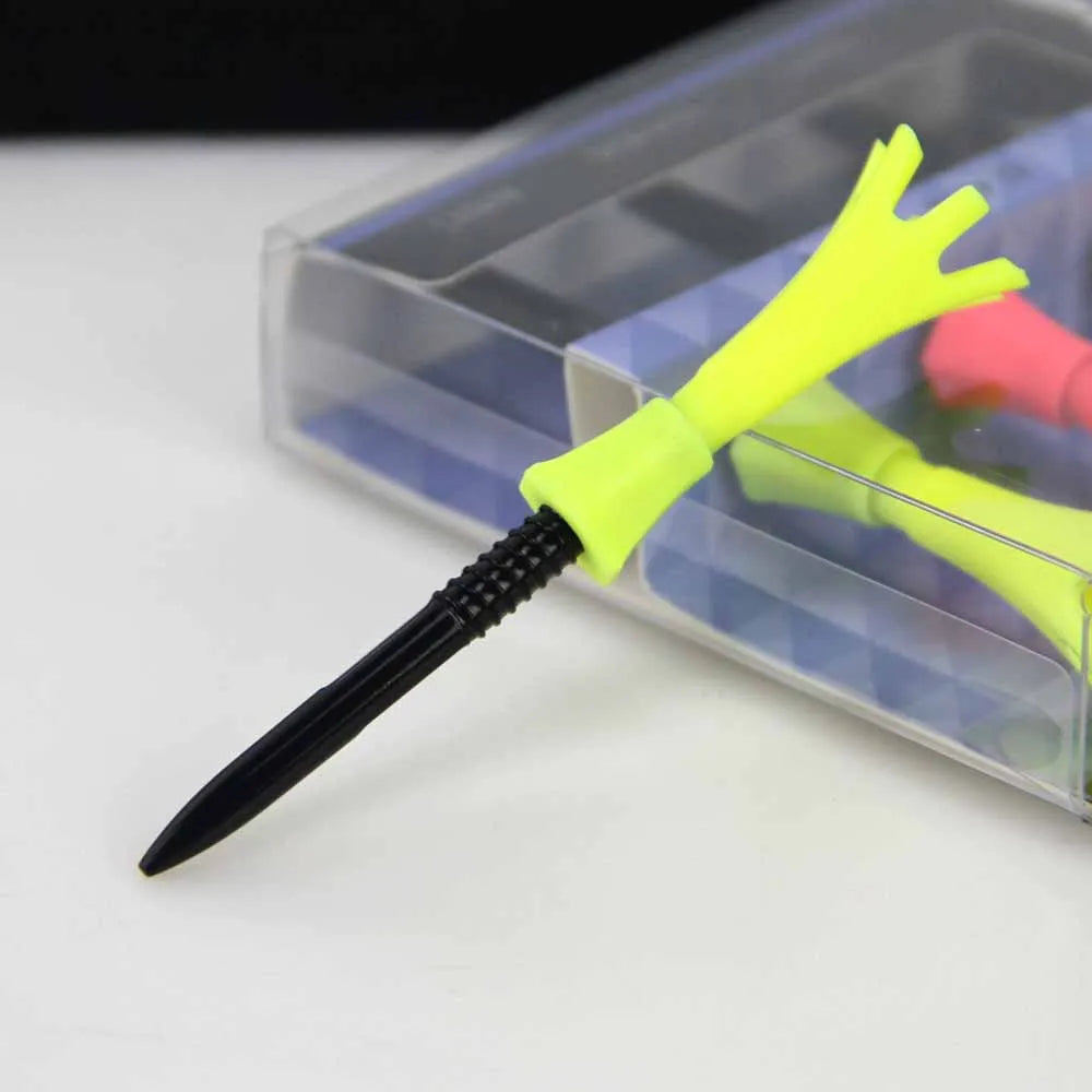 80Mm Golf Tees Accessories Training Aids Golf Ball Holder Plastic Height Adjustable Golfing Tees Outdoor Sports Accessories