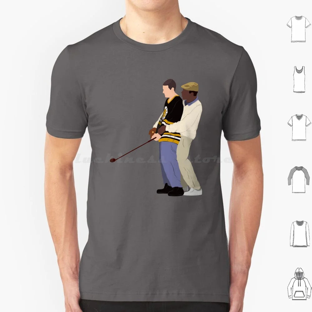 Happy Gilmore-All In The Hips T Shirt Cotton Men Women DIY Print Happymadison Happy Gilmore Billy Madison Golf Movie Movies