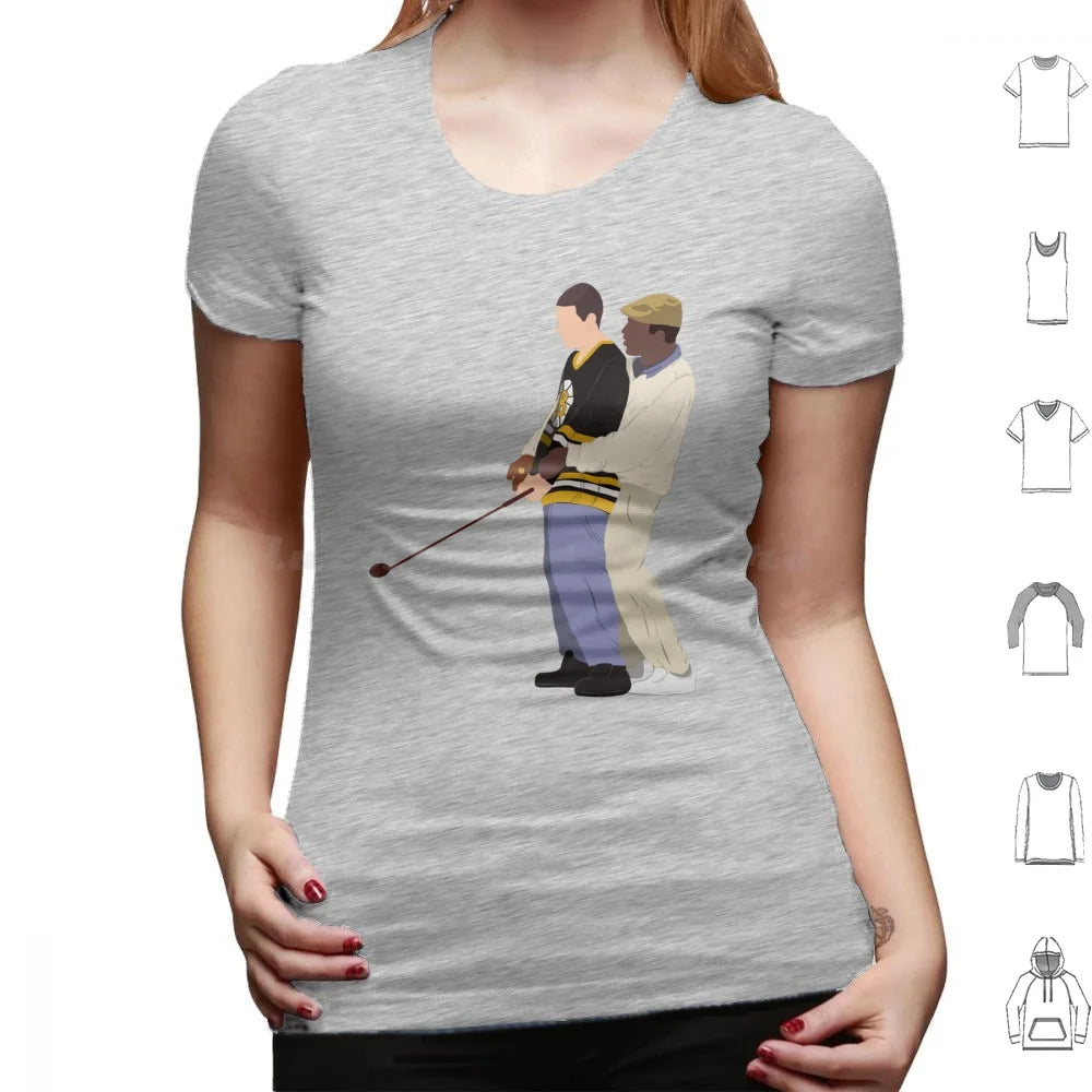 Happy Gilmore-All In The Hips T Shirt Cotton Men Women DIY Print Happymadison Happy Gilmore Billy Madison Golf Movie Movies