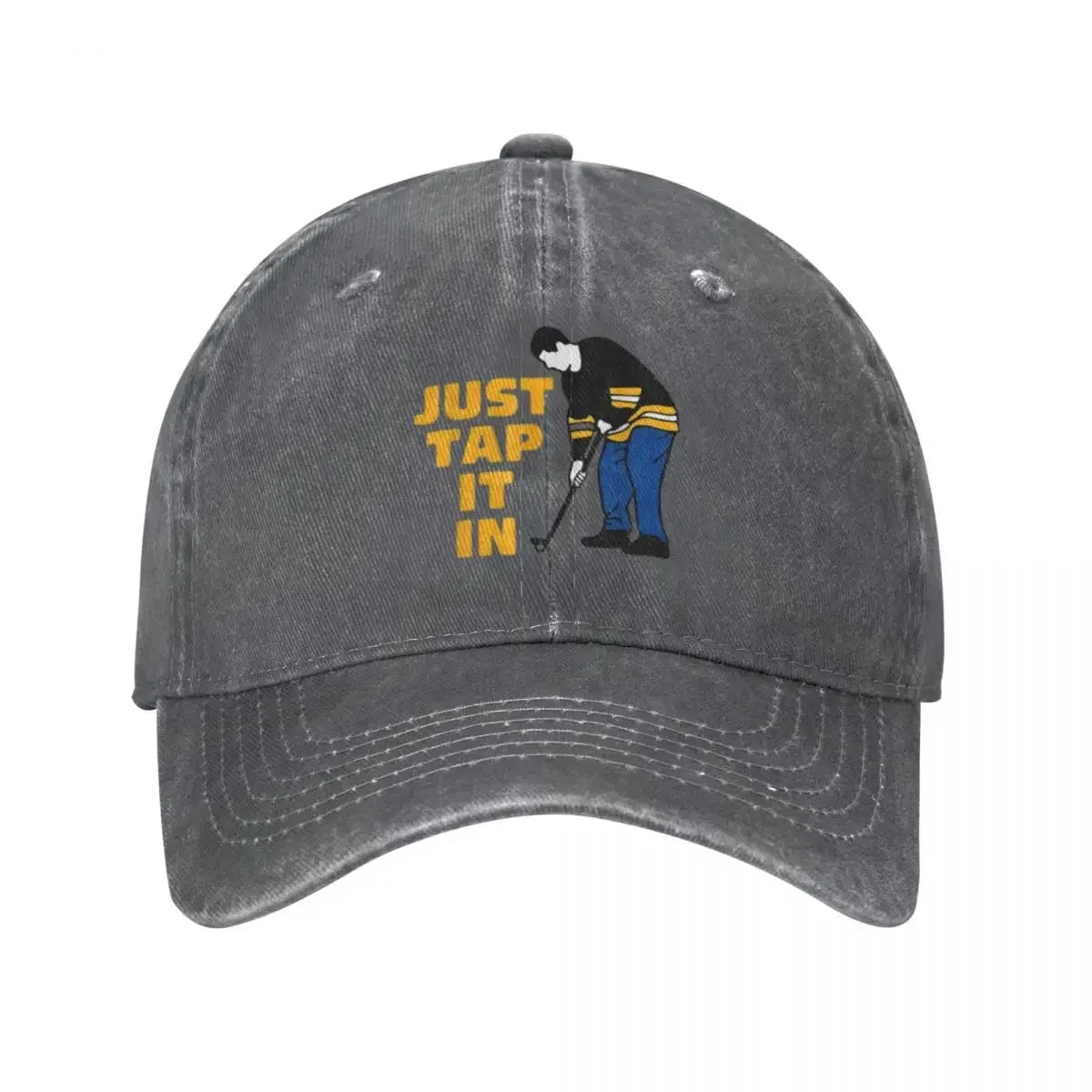 Happy Gilmore Just Tap It In Golf Lovers Baseball Caps Fashion Denim Hats Outdoor Casquette Streetwear Baseball Cowboy Hat