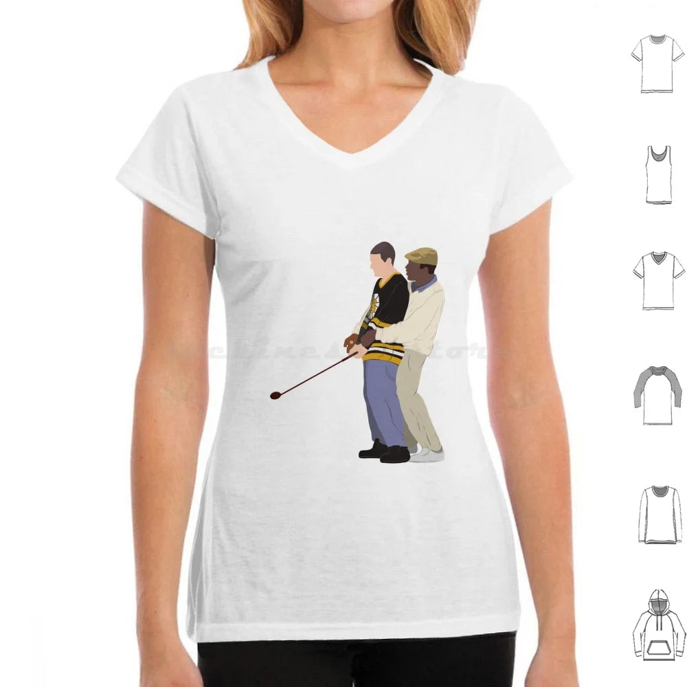 Happy Gilmore-All In The Hips T Shirt Cotton Men Women DIY Print Happymadison Happy Gilmore Billy Madison Golf Movie Movies