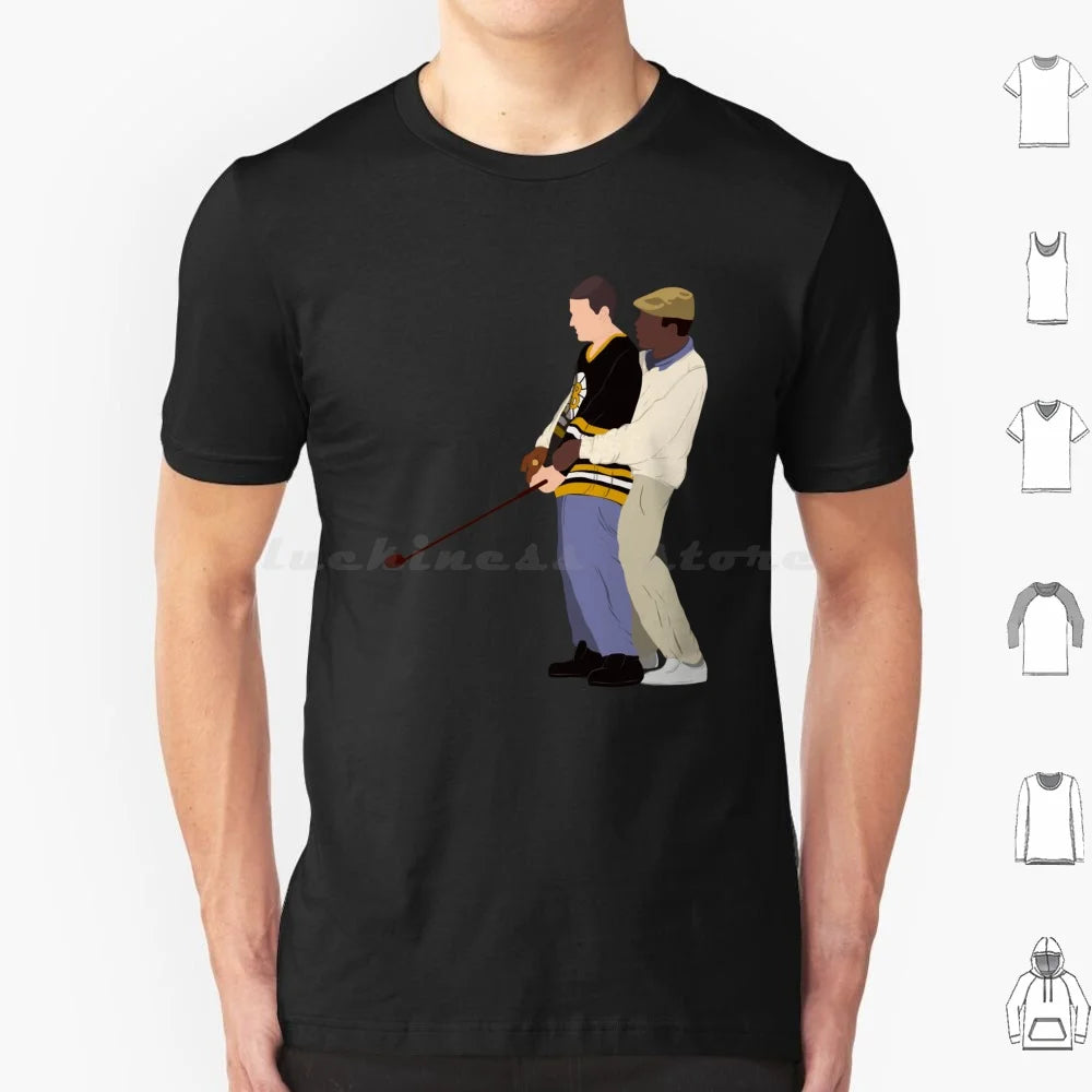 Happy Gilmore-All In The Hips T Shirt Cotton Men Women DIY Print Happymadison Happy Gilmore Billy Madison Golf Movie Movies