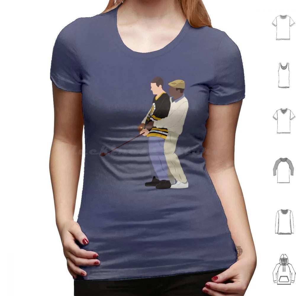 Happy Gilmore-All In The Hips T Shirt Cotton Men Women DIY Print Happymadison Happy Gilmore Billy Madison Golf Movie Movies