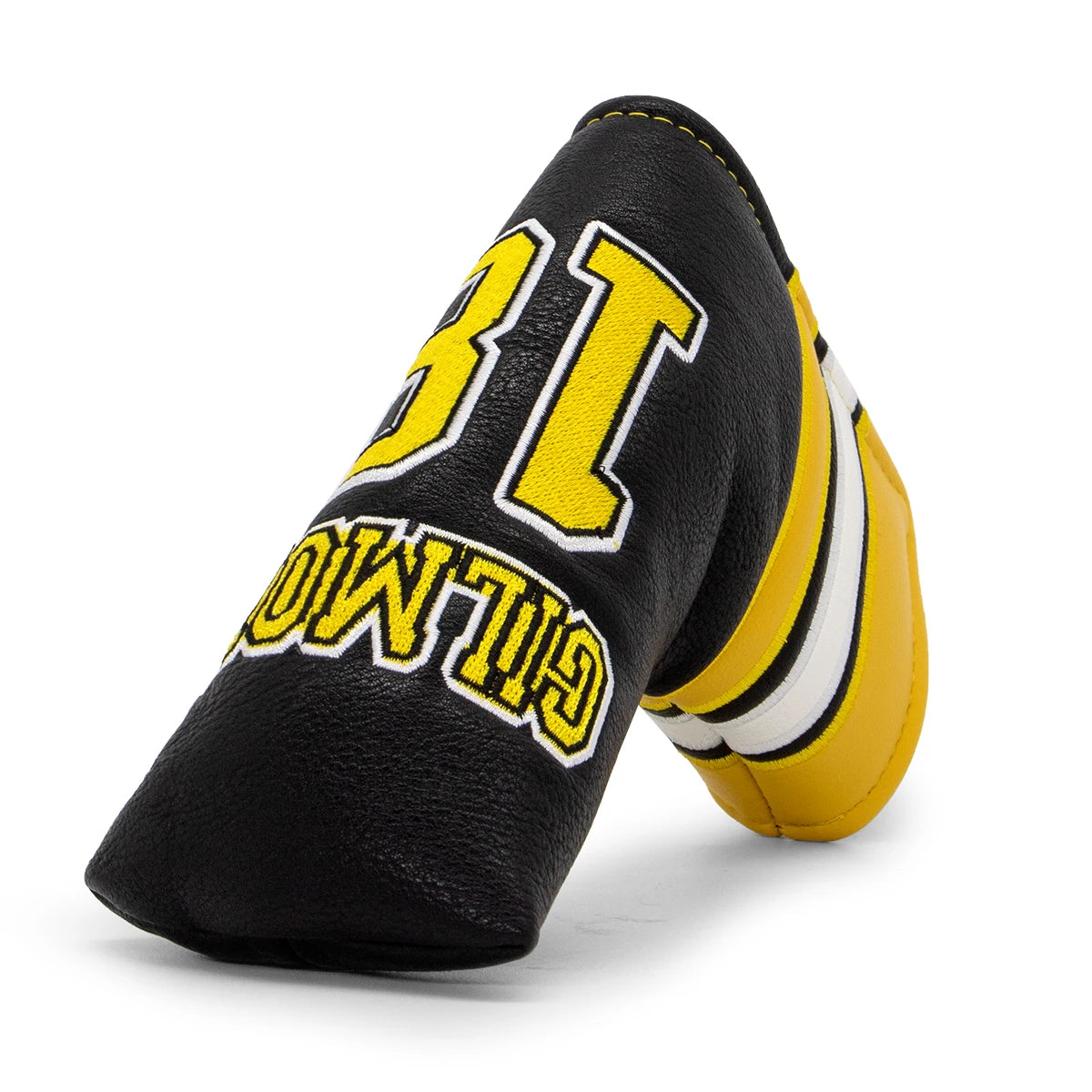 Golf Headcovers For Golf Driver Head Cover Embroidery Gilmaore 18 Premium Leather Driver Fairway Wood HybridBlade Putter Coer Ma