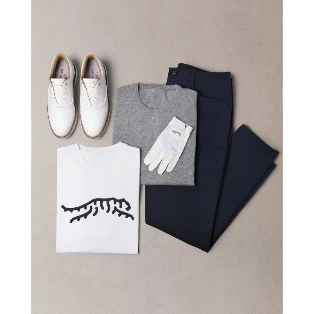 2025 New Sunday Red Icon T Shirt Tiger Woods Golf Men Loose Comfortable Round Neck Short Sleeve Sport Streetwear Fashion Polo