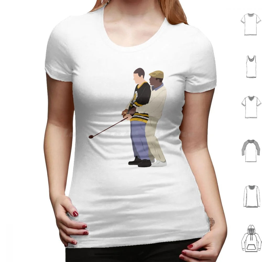 Happy Gilmore-All In The Hips T Shirt Cotton Men Women DIY Print Happymadison Happy Gilmore Billy Madison Golf Movie Movies