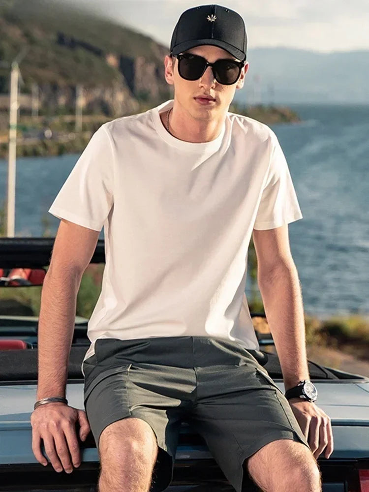 2025 New Sunday Red Icon T Shirt Tiger Woods Golf Men Loose Comfortable Round Neck Short Sleeve Sport Streetwear Fashion Polo