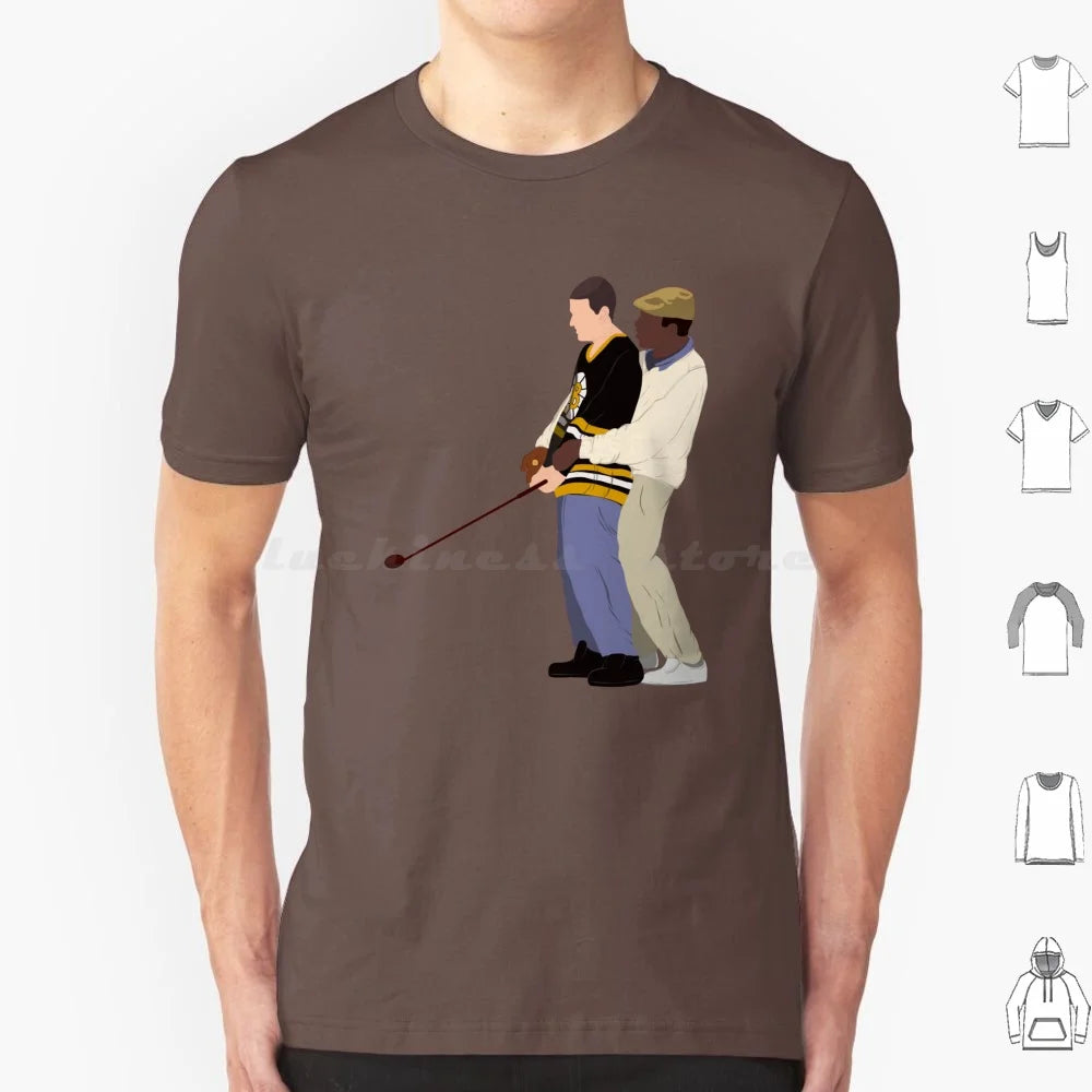 Happy Gilmore-All In The Hips T Shirt Cotton Men Women DIY Print Happymadison Happy Gilmore Billy Madison Golf Movie Movies