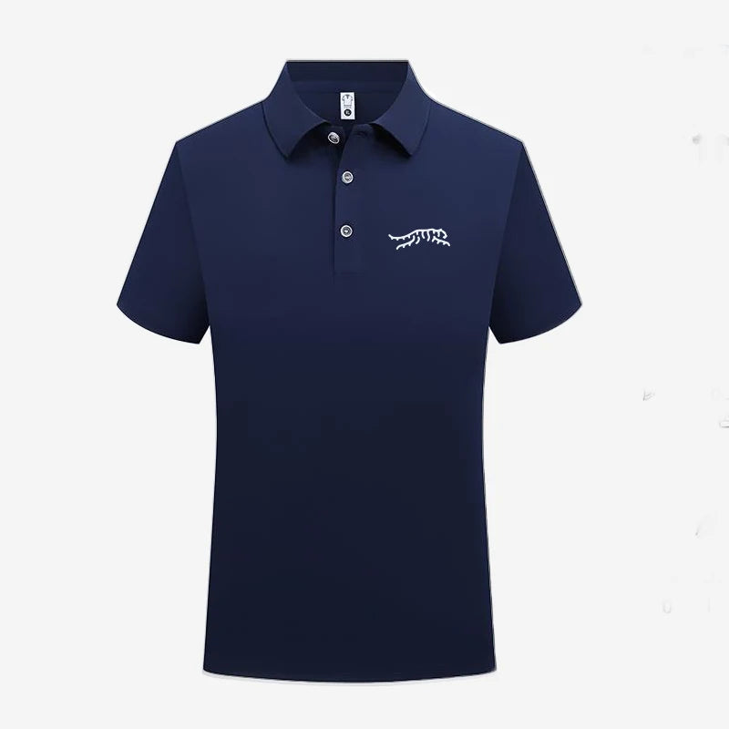2025 New Sunday Red Icon T Shirt Tiger Woods Golf Men Loose Comfortable Round Neck Short Sleeve Sport Streetwear Fashion Polo