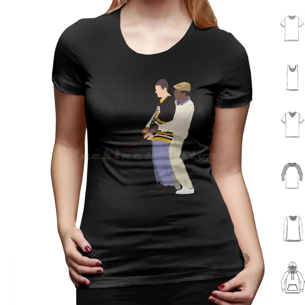 Happy Gilmore-All In The Hips T Shirt Cotton Men Women DIY Print Happymadison Happy Gilmore Billy Madison Golf Movie Movies