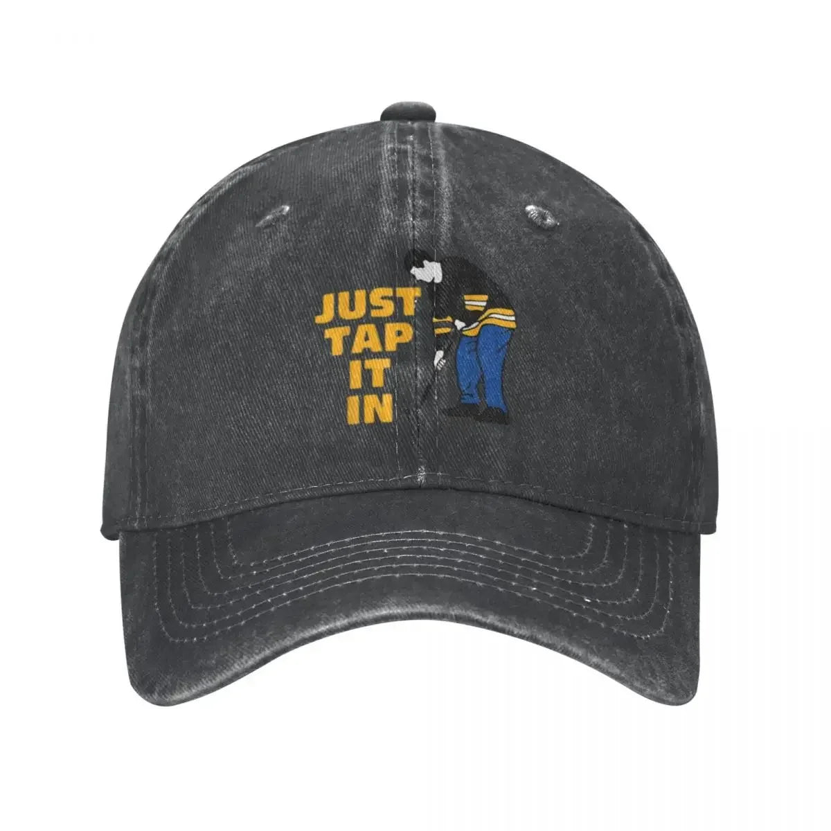 Happy Gilmore Just Tap It In Golf Lovers Baseball Caps Fashion Denim Hats Outdoor Casquette Streetwear Baseball Cowboy Hat
