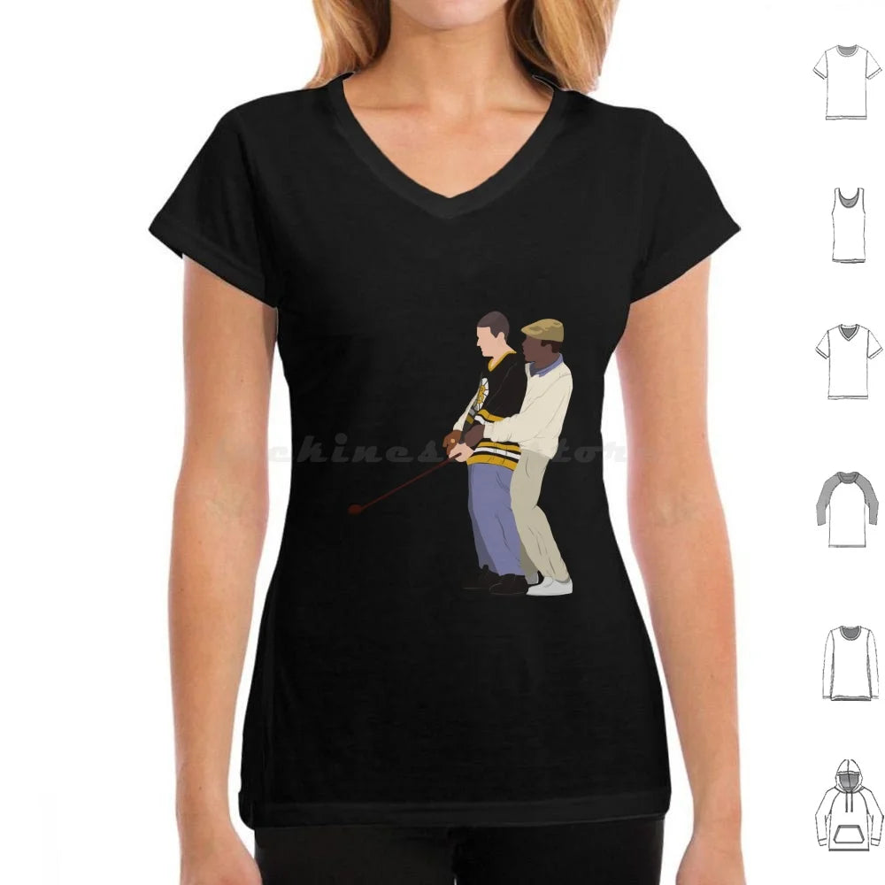 Happy Gilmore-All In The Hips T Shirt Cotton Men Women DIY Print Happymadison Happy Gilmore Billy Madison Golf Movie Movies