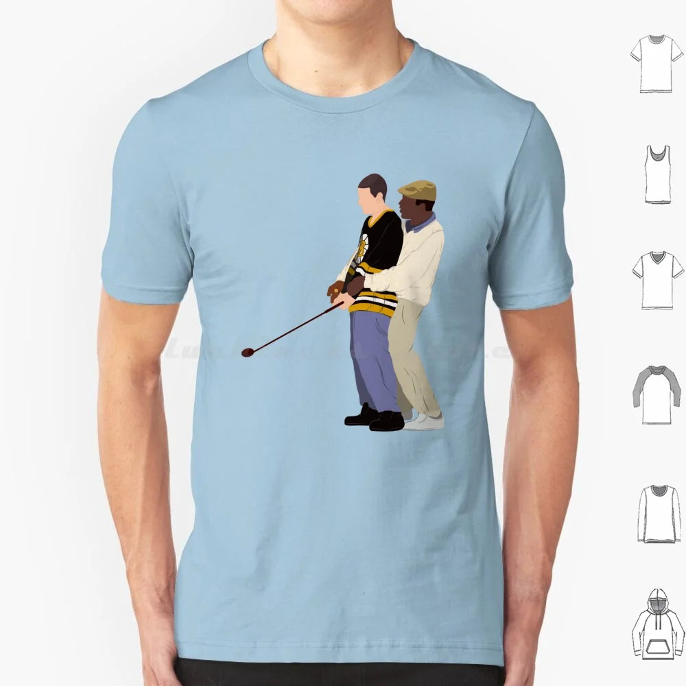 Happy Gilmore-All In The Hips T Shirt Cotton Men Women DIY Print Happymadison Happy Gilmore Billy Madison Golf Movie Movies