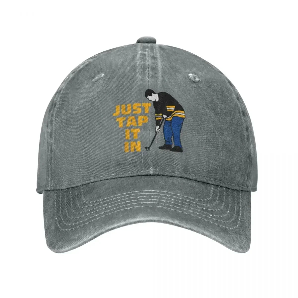 Happy Gilmore Just Tap It In Golf Lovers Baseball Caps Fashion Denim Hats Outdoor Casquette Streetwear Baseball Cowboy Hat