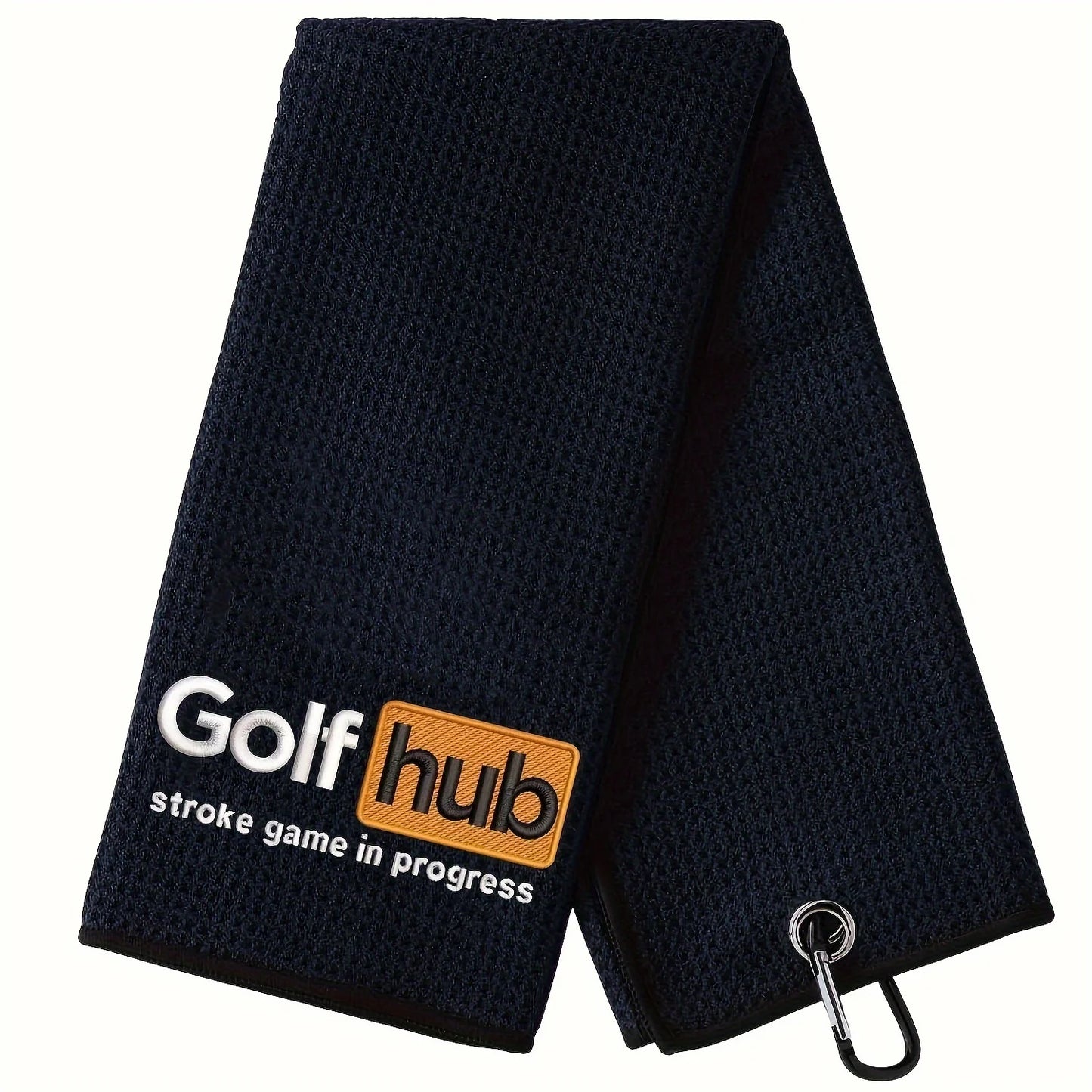 Funny Embroidered Microfiber Premium Golf Towel, Golf Accessories for Men Golfers Dad Boyfriend Husband Birthday Retirement