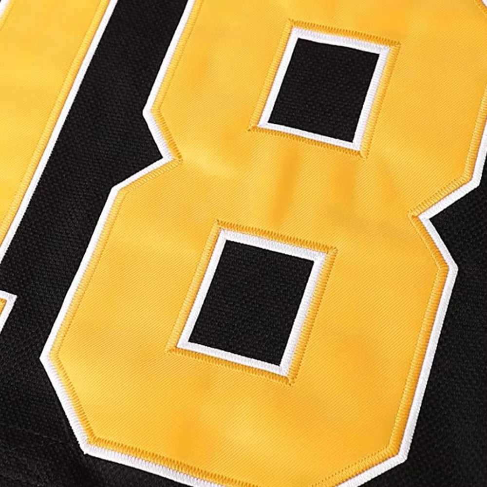 2025 Happy Gilmore Boston Hockey Jersey Men's Fashion Casual Sports Long Sleeve Quick Drying Breathable Casual T-shirt Clothing