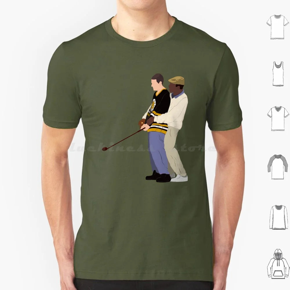 Happy Gilmore-All In The Hips T Shirt Cotton Men Women DIY Print Happymadison Happy Gilmore Billy Madison Golf Movie Movies