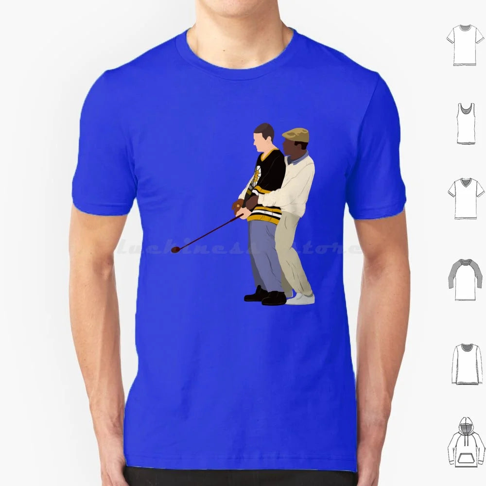 Happy Gilmore-All In The Hips T Shirt Cotton Men Women DIY Print Happymadison Happy Gilmore Billy Madison Golf Movie Movies