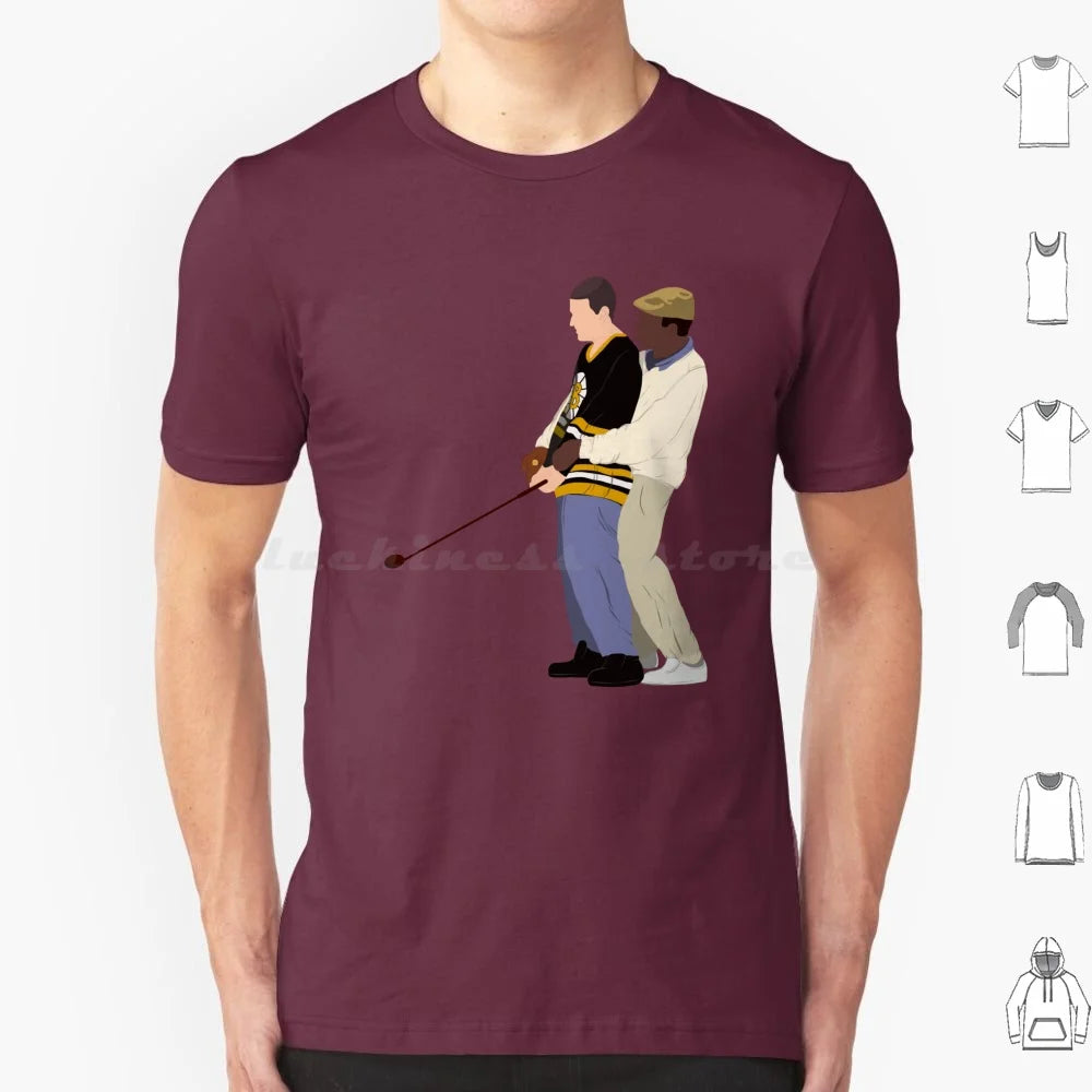 Happy Gilmore-All In The Hips T Shirt Cotton Men Women DIY Print Happymadison Happy Gilmore Billy Madison Golf Movie Movies