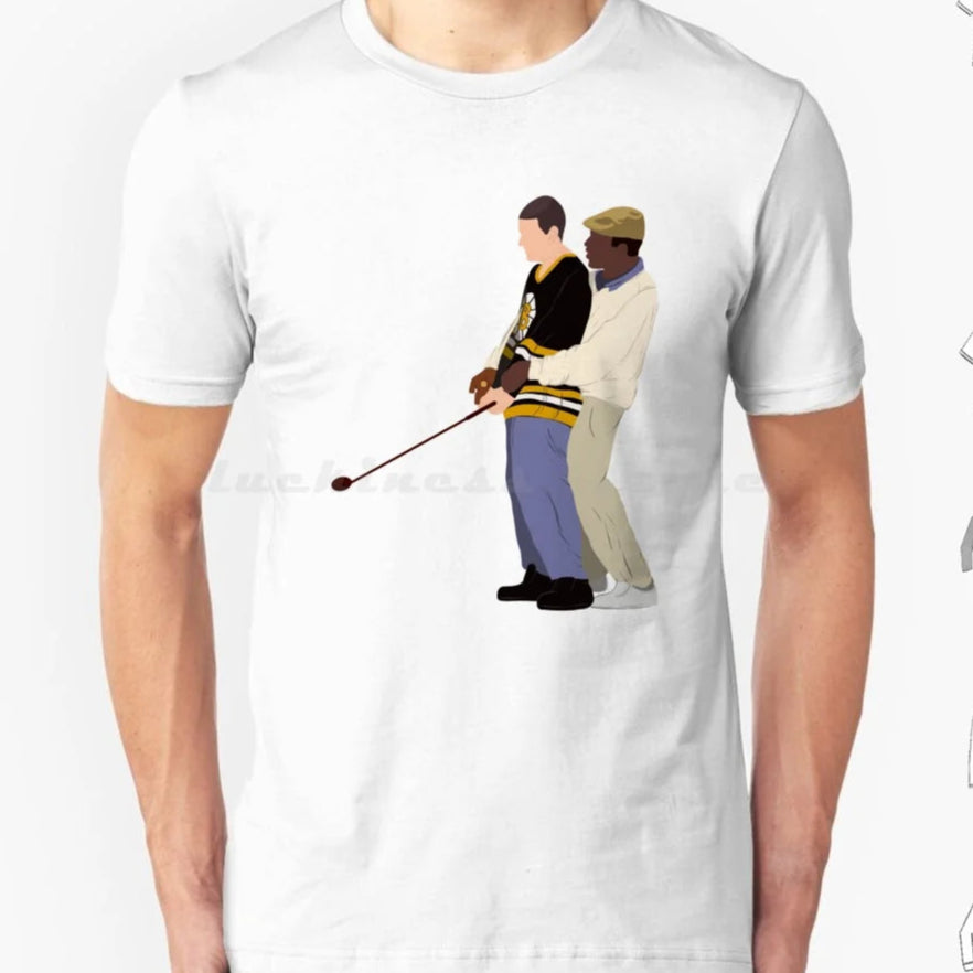 Happy Gilmore-All In The Hips T Shirt Cotton Men Women DIY Print Happymadison Happy Gilmore Billy Madison Golf Movie Movies