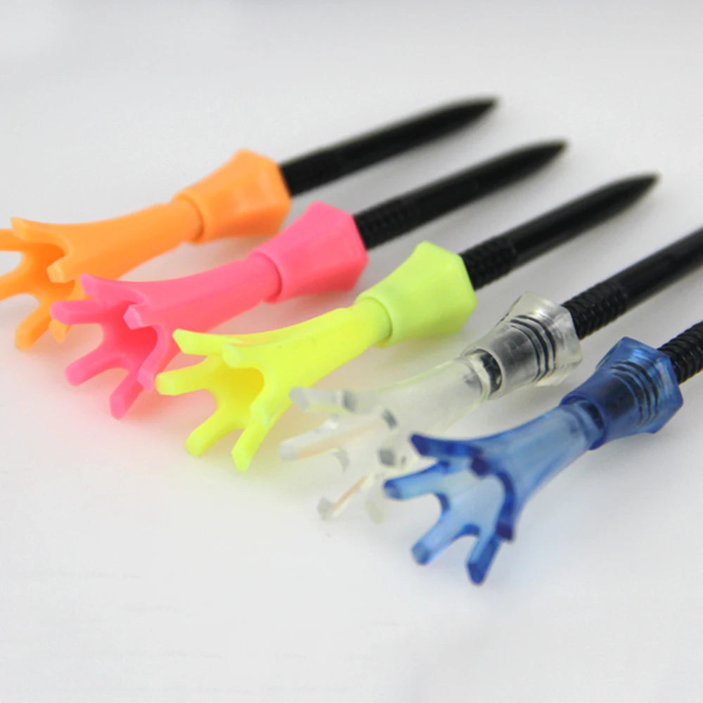 80Mm Golf Tees Accessories Training Aids Golf Ball Holder Plastic Height Adjustable Golfing Tees Outdoor Sports Accessories