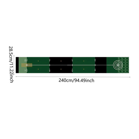 Golf Putting Mat Gift for Golfer Golfing Accessory Lightweight Portable Improve Putting Accuracy Training Aid for Park Lawn Home