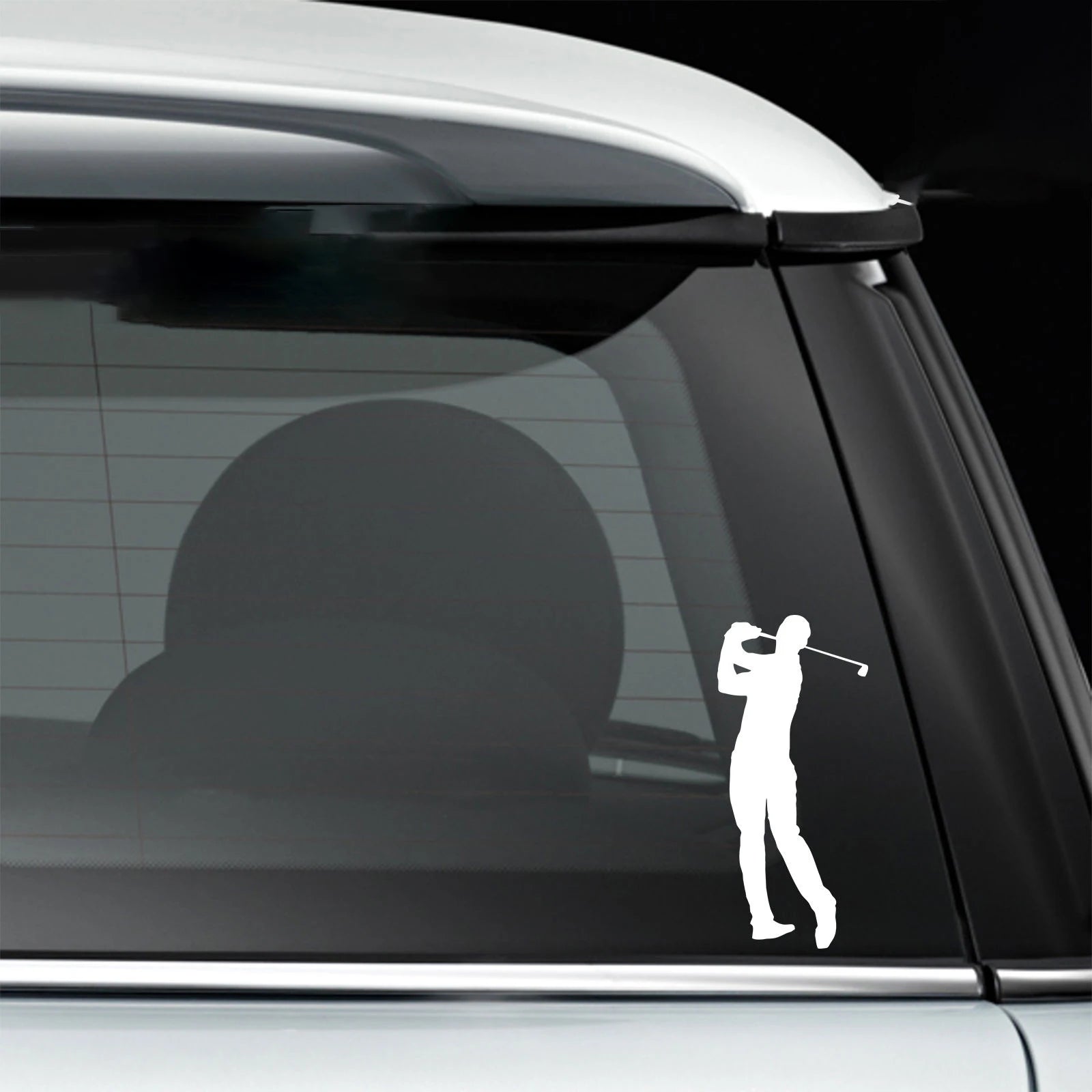15*8.3CM Male Fit Golf Man Flag Golfer Back Swing Golfing Vinyl Sticker Truck Wrap Bumper Decal Jdm Car Accessories Car Stickers
