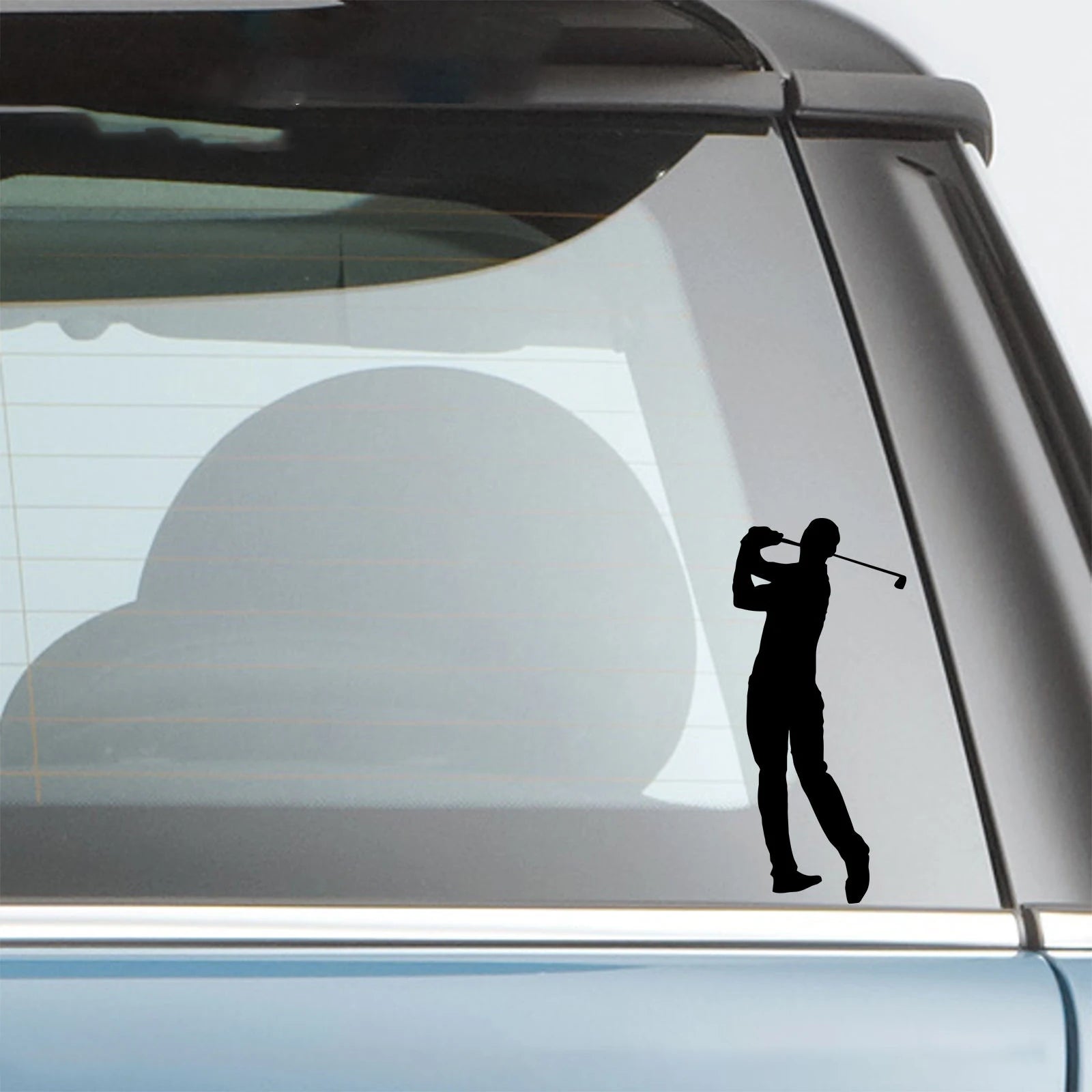 15*8.3CM Male Fit Golf Man Flag Golfer Back Swing Golfing Vinyl Sticker Truck Wrap Bumper Decal Jdm Car Accessories Car Stickers
