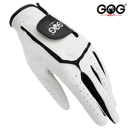 GOG Golf glove Genuine sheepskin leather for men white Breathable glove for golfer 1 pc new dropship