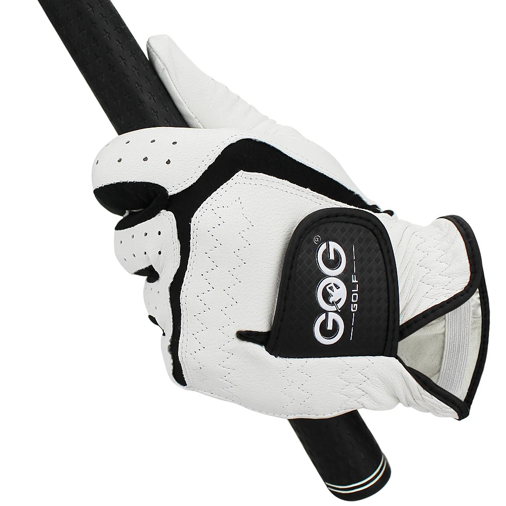 GOG Golf glove Genuine sheepskin leather for men white Breathable glove for golfer 1 pc new dropship