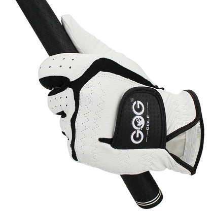 GOG Golf glove Genuine sheepskin leather for men white Breathable glove for golfer 1 pc new dropship