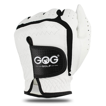 GOG Golf glove Genuine sheepskin leather for men white Breathable glove for golfer 1 pc new dropship