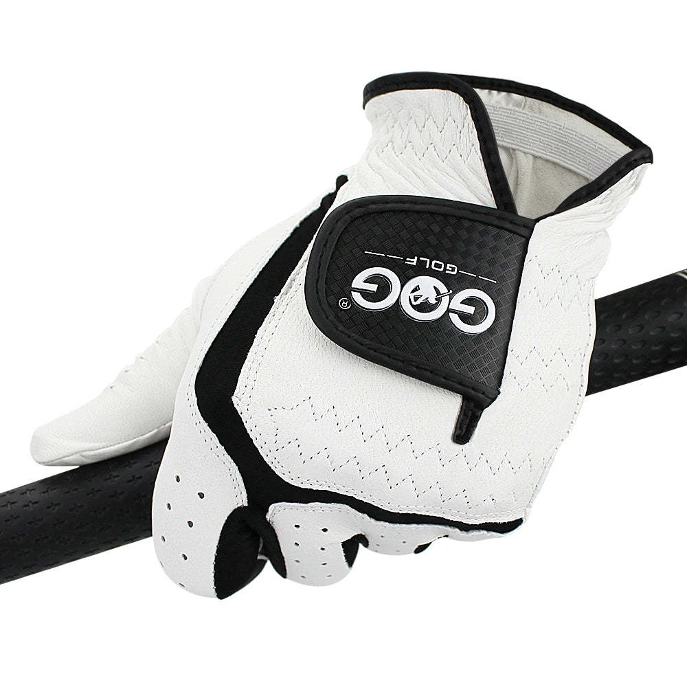 GOG Golf glove Genuine sheepskin leather for men white Breathable glove for golfer 1 pc new dropship